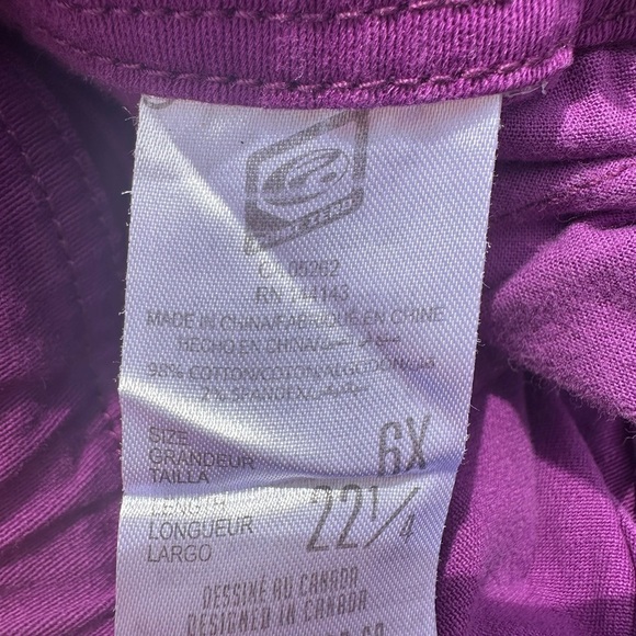 Point Zero Girls Purple Jeggings Pants Size 6 - Picture 5 of 5